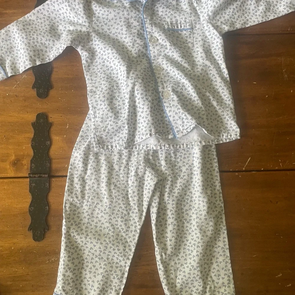 Lot Of 7 Pair Petite Plume Pajamas Blue Unisex Size 3 NYC Designer Shorts Pants - Picture 13 of 13